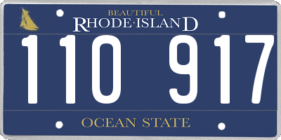 RI license plate 110917