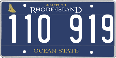 RI license plate 110919