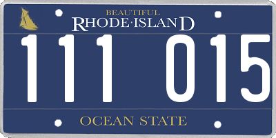 RI license plate 111015