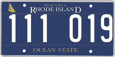 RI license plate 111019