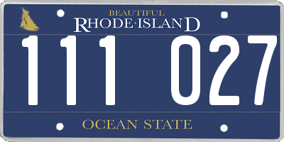 RI license plate 111027