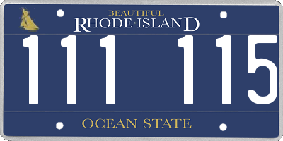 RI license plate 111115