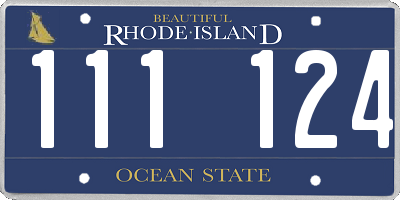 RI license plate 111124
