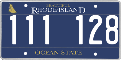 RI license plate 111128