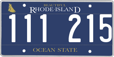 RI license plate 111215