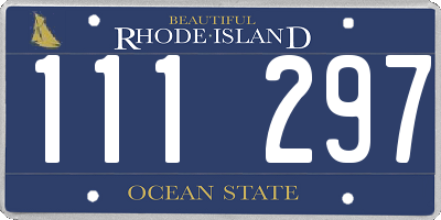 RI license plate 111297