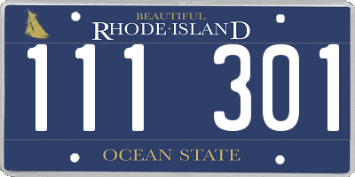 RI license plate 111301