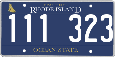 RI license plate 111323