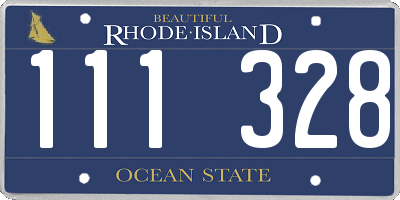 RI license plate 111328
