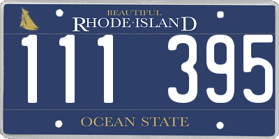 RI license plate 111395