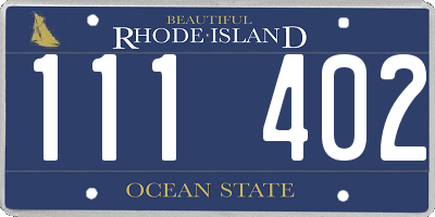 RI license plate 111402