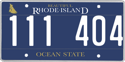 RI license plate 111404