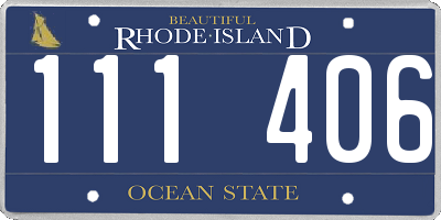RI license plate 111406