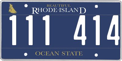 RI license plate 111414