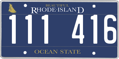 RI license plate 111416
