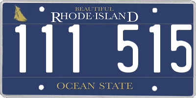 RI license plate 111515