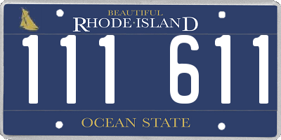 RI license plate 111611