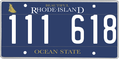 RI license plate 111618
