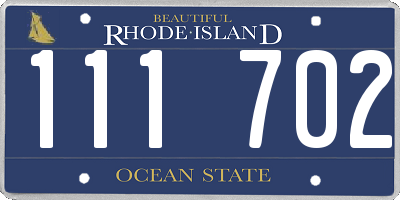 RI license plate 111702