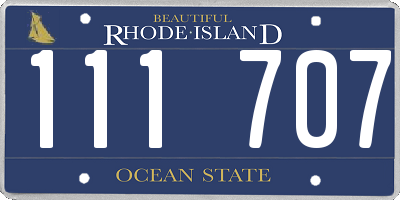 RI license plate 111707