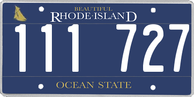 RI license plate 111727