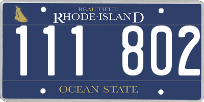 RI license plate 111802