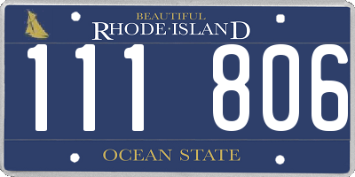 RI license plate 111806