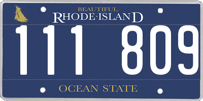 RI license plate 111809