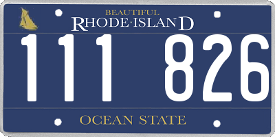 RI license plate 111826
