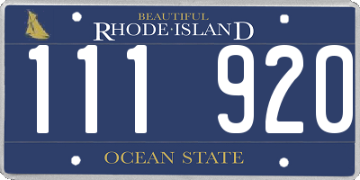 RI license plate 111920