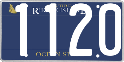 RI license plate 1120