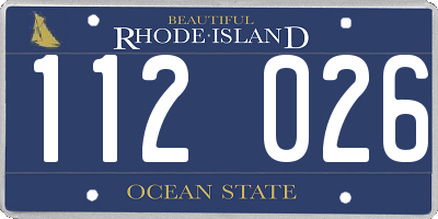 RI license plate 112026