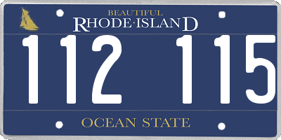 RI license plate 112115