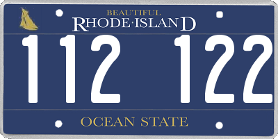 RI license plate 112122