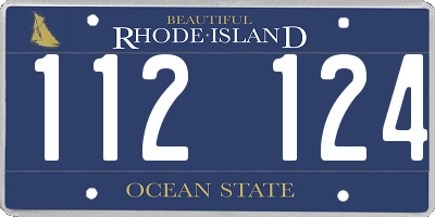RI license plate 112124