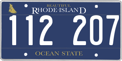 RI license plate 112207