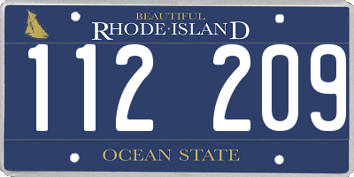 RI license plate 112209