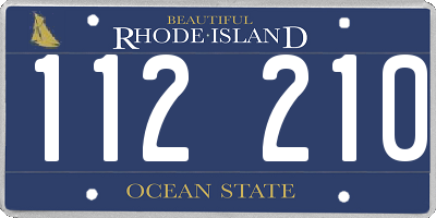 RI license plate 112210