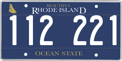 RI license plate 112221