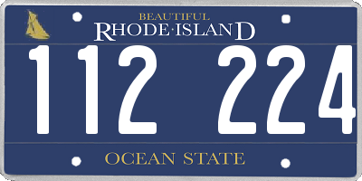 RI license plate 112224