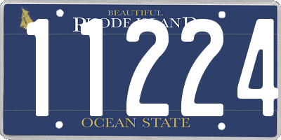 RI license plate 11224