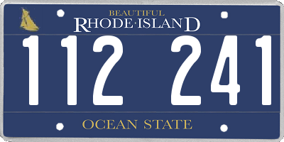 RI license plate 112241