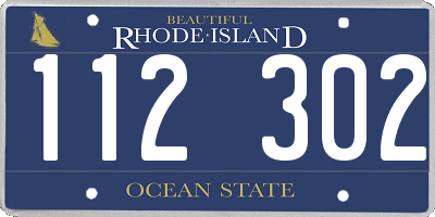 RI license plate 112302