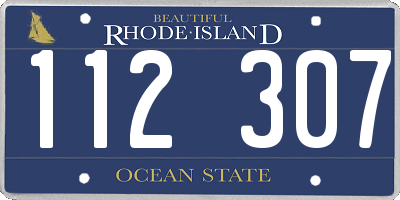 RI license plate 112307