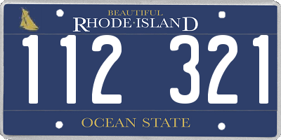 RI license plate 112321