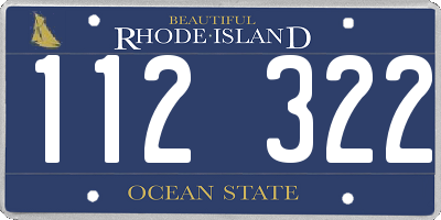 RI license plate 112322
