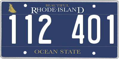 RI license plate 112401