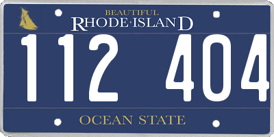RI license plate 112404