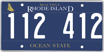 RI license plate 112412