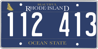 RI license plate 112413